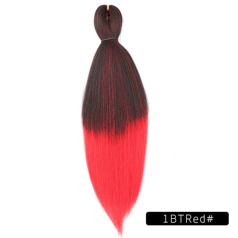 EZ Colorful Braided African Synthetic Hair Wig 26"