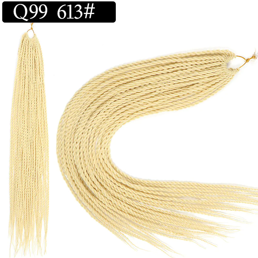 African Twist Braid Synthetic Hair Wig for Wholesale