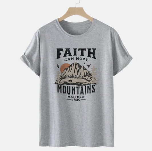 Matthew 17:20 Bible Verse T-Shirt (One Piece)