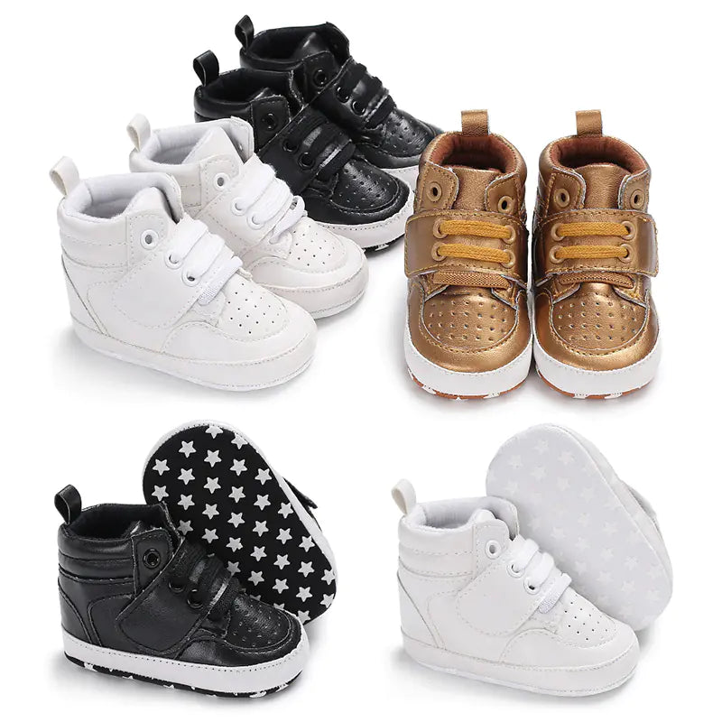 High-Top Soft Sole Non-Slip Baby Shoes for Boys