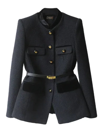 Sansa Elegant Office Blazer - Mid-Length Slim Fit (One Piece)