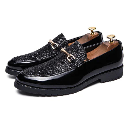 Men's Trendy Patent Leather Casual Shoes