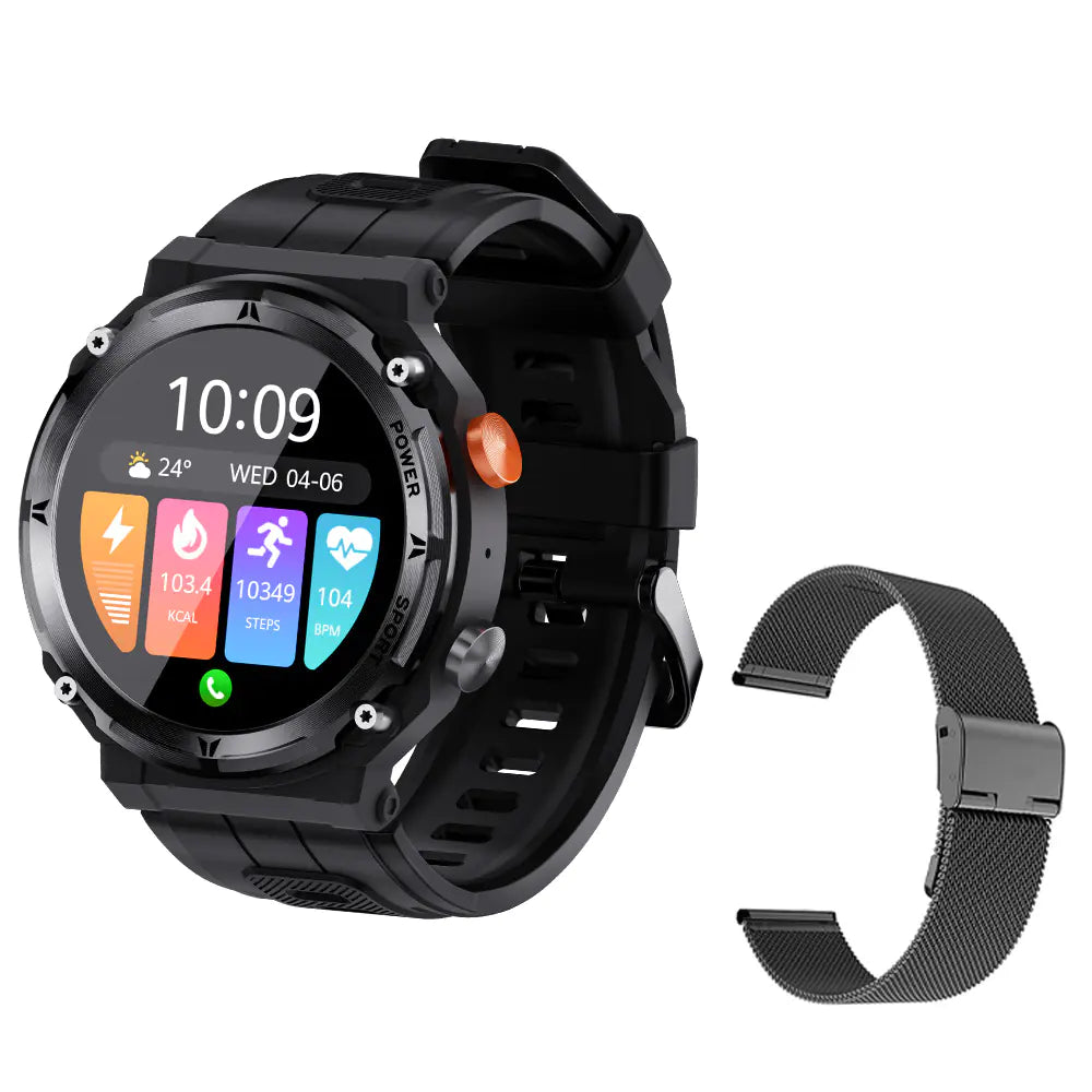 C21 Pro Smartwatch Outdoor Bluetooth Call Heart Rate Monitor
