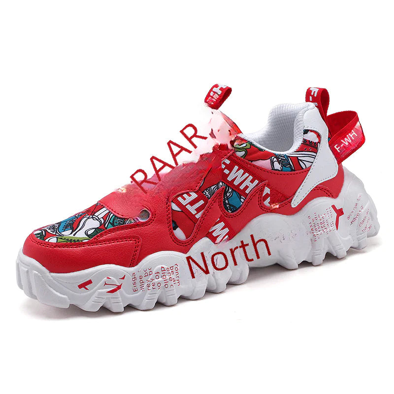 Summer Breathable Men's Sneakers - Trendy Casual Shoes