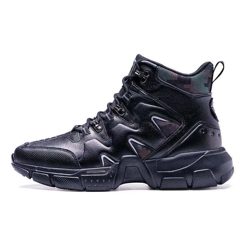 Men's High Top Hiking Boots - Trendy Work Boots