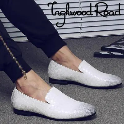 Men's Spring Casual Weave Loafers - British Style
