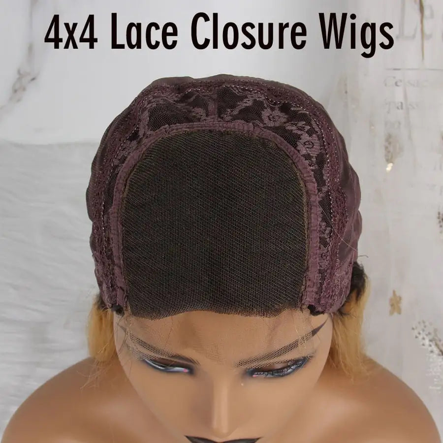 Mid-point Wine Red Small Curly Long African Wig