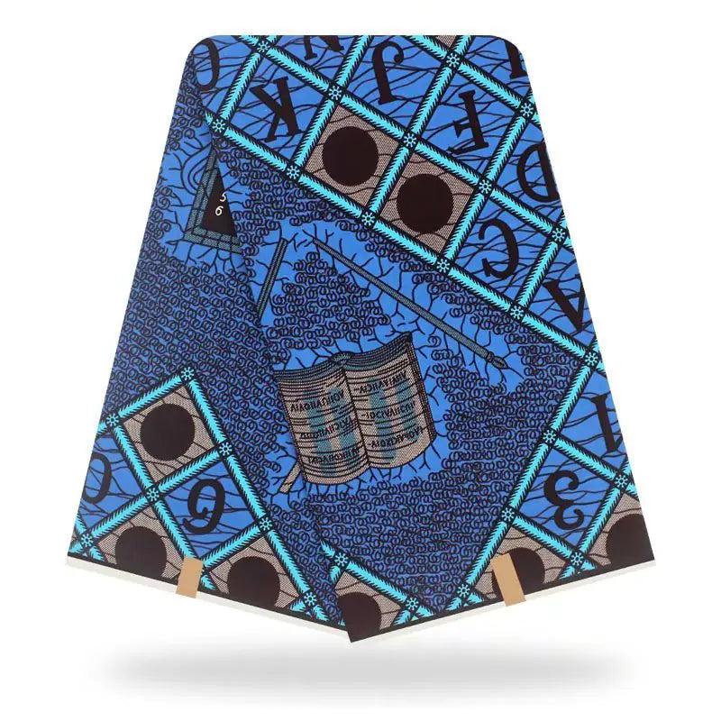 High-Quality African Wax Cotton Fabric for Dresses
