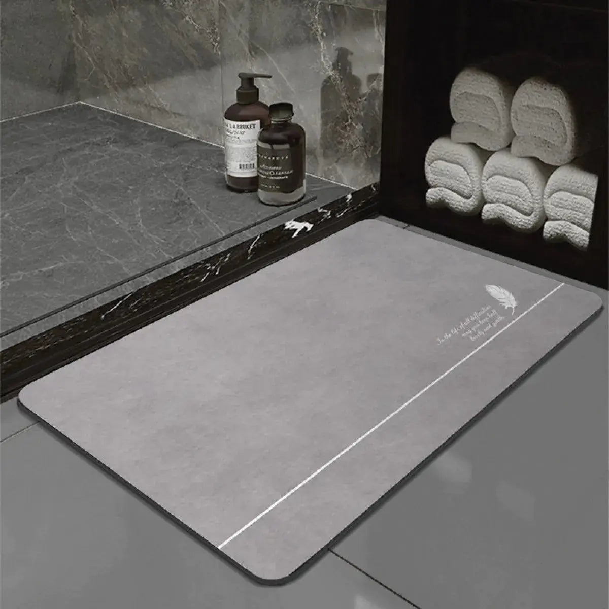Diatom Ooze Bathroom Absorbent Non-slip Floor Mat