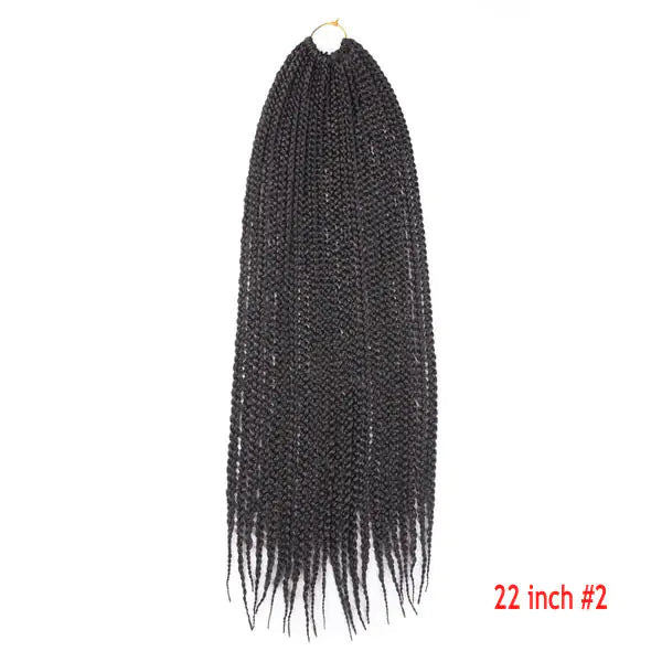 TOMO Box Braids Hair Extensions - 14 18 22 Inch
