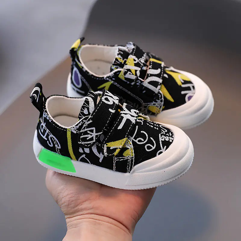 Kids Canvas Sneakers for Babies 0-2 Years Old