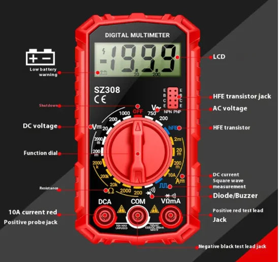 Multi-function Voltage Current Test Tool