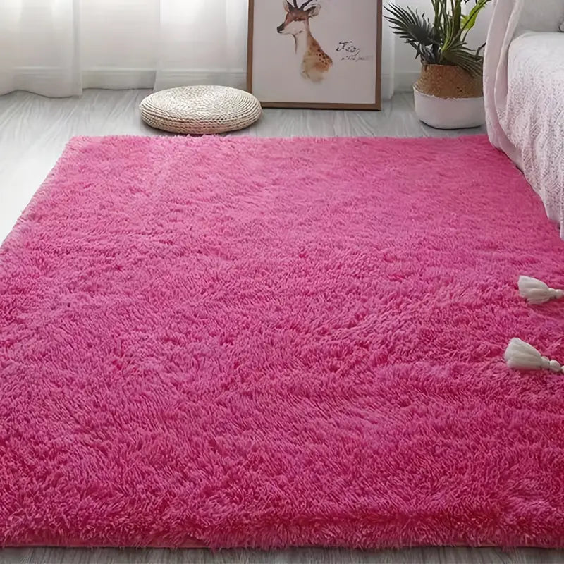 Fluffy Shaggy Area Rug for Living Room (1pc)