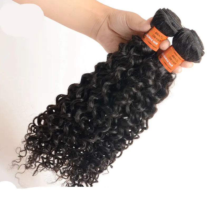 Brazilian Hair Curtain, Wig, Curly Wig