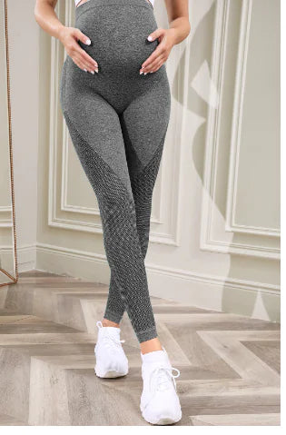 Cotton Maternity Yoga Pants for Pregnant Women (One Pair)