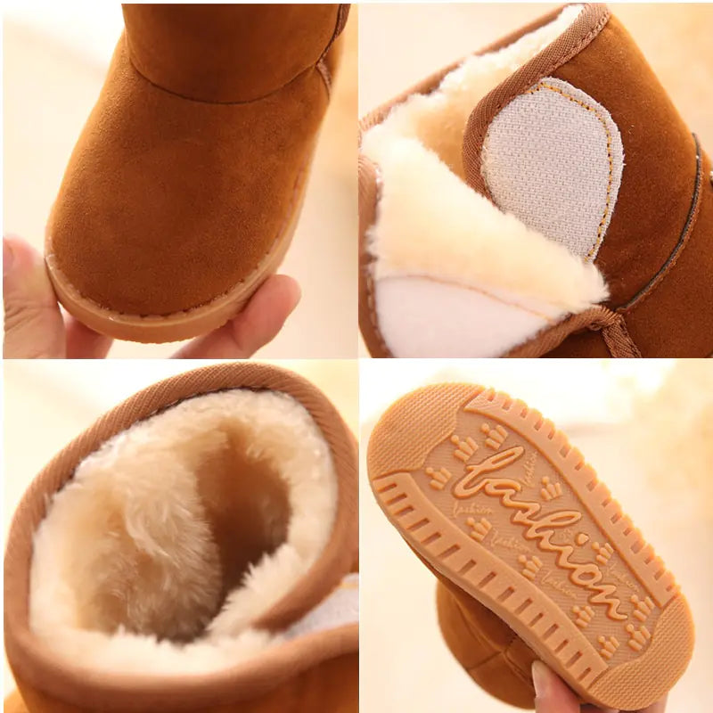 Children's Plush Short Martin Boots