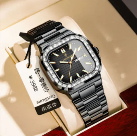 Men's Diamond Quartz Watch