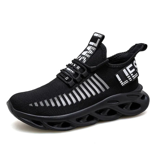 Men's Ultra-Light Fashion Running Shoes with Mesh Design