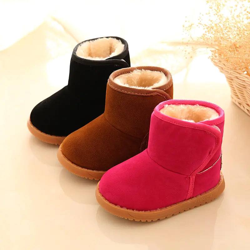Children's Plush Short Martin Boots