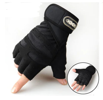 Men's Tactical Half-Finger Weightlifting Gloves