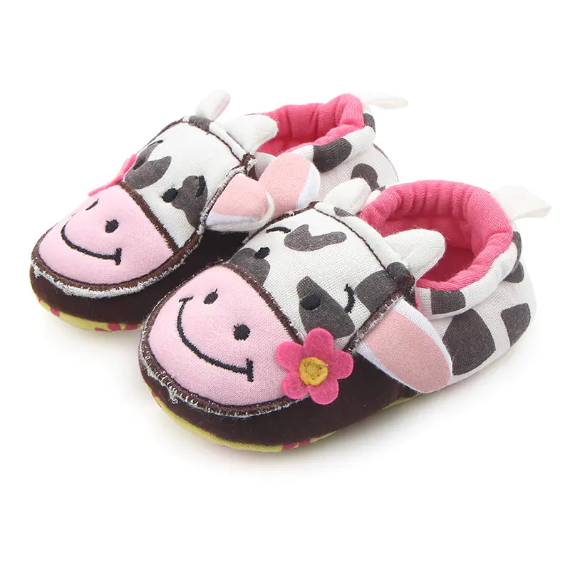 Wholesale Cotton Baby Walking Shoes with Soft Sole