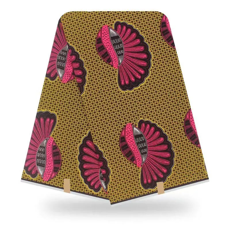 High-Quality African Wax Cotton Fabric for Dresses
