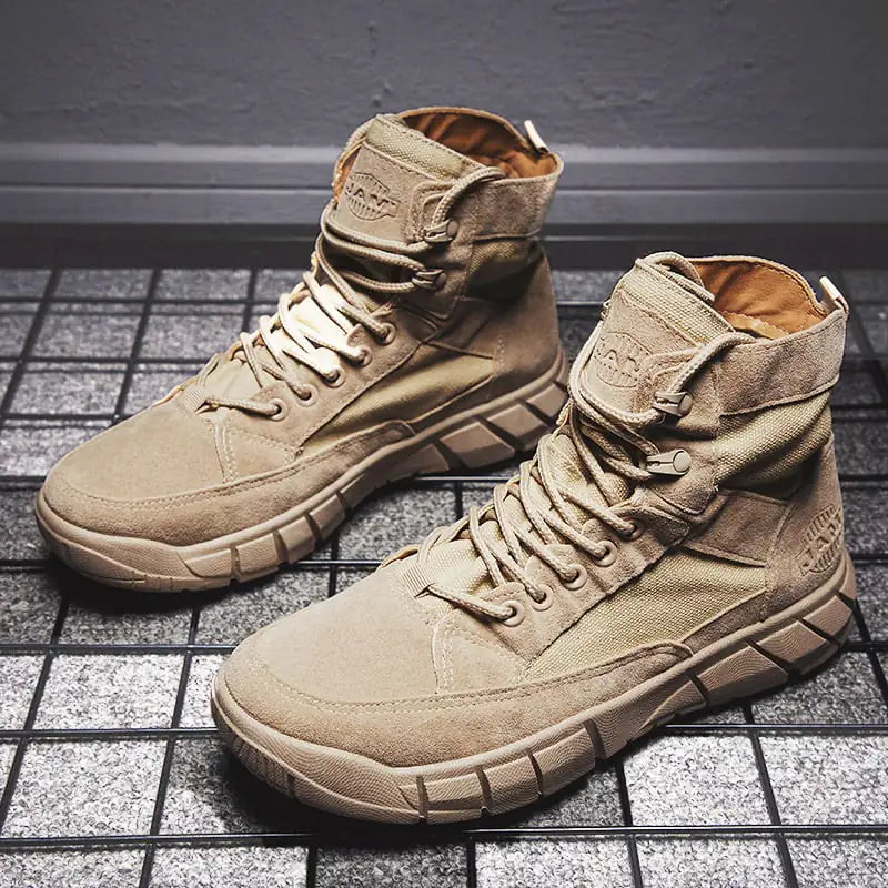 Men's Cotton Outdoor Work Boots - Zhongbang Summer Style