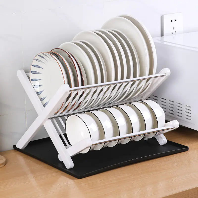 New Folding Kitchen Draining Rack for Utensil Storage