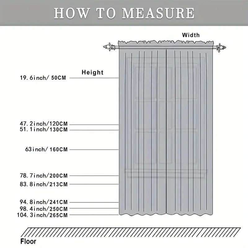 Butterfly Green Leaf Semi-Sheer Curtain with Rod Pocket
