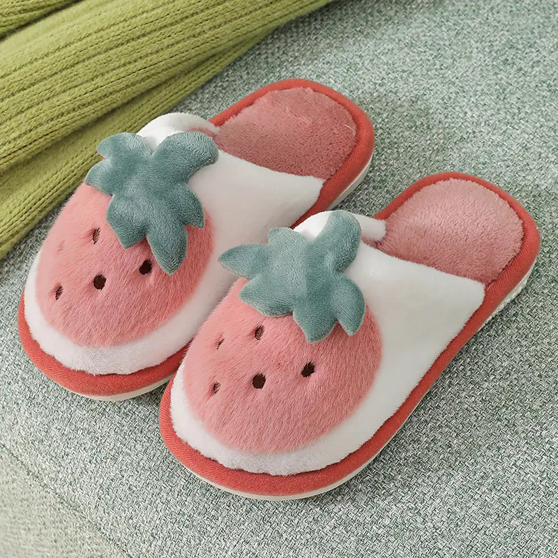 Children's Cartoon Cotton Slippers for All Ages