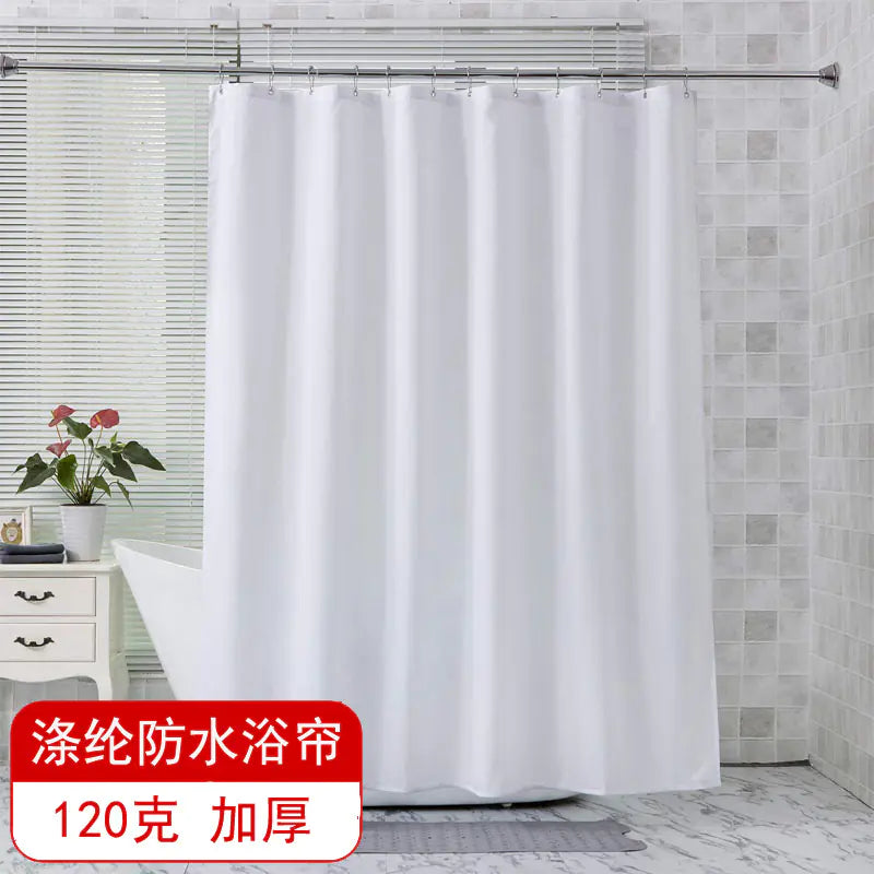 Thick Waterproof Shower Curtain for Bathroom Use