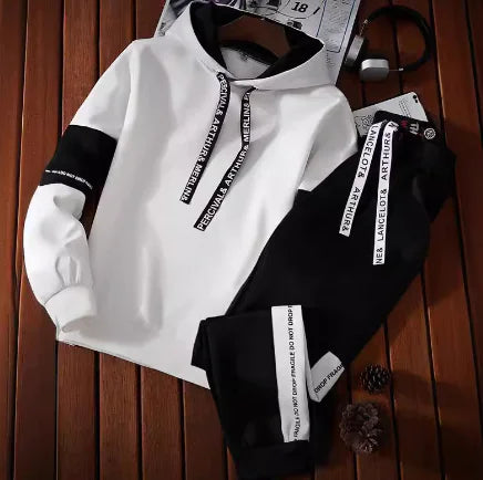 Couple Fleece Sweater Set - Black (One Set)