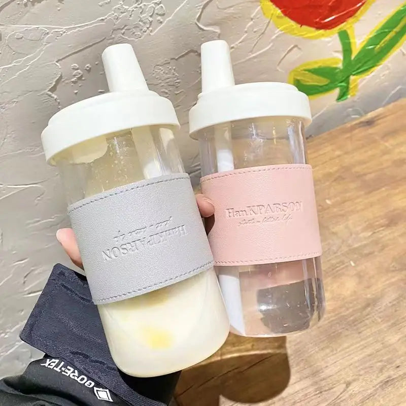 Personalized English Insulated Plastic Cup for Bubble Tea