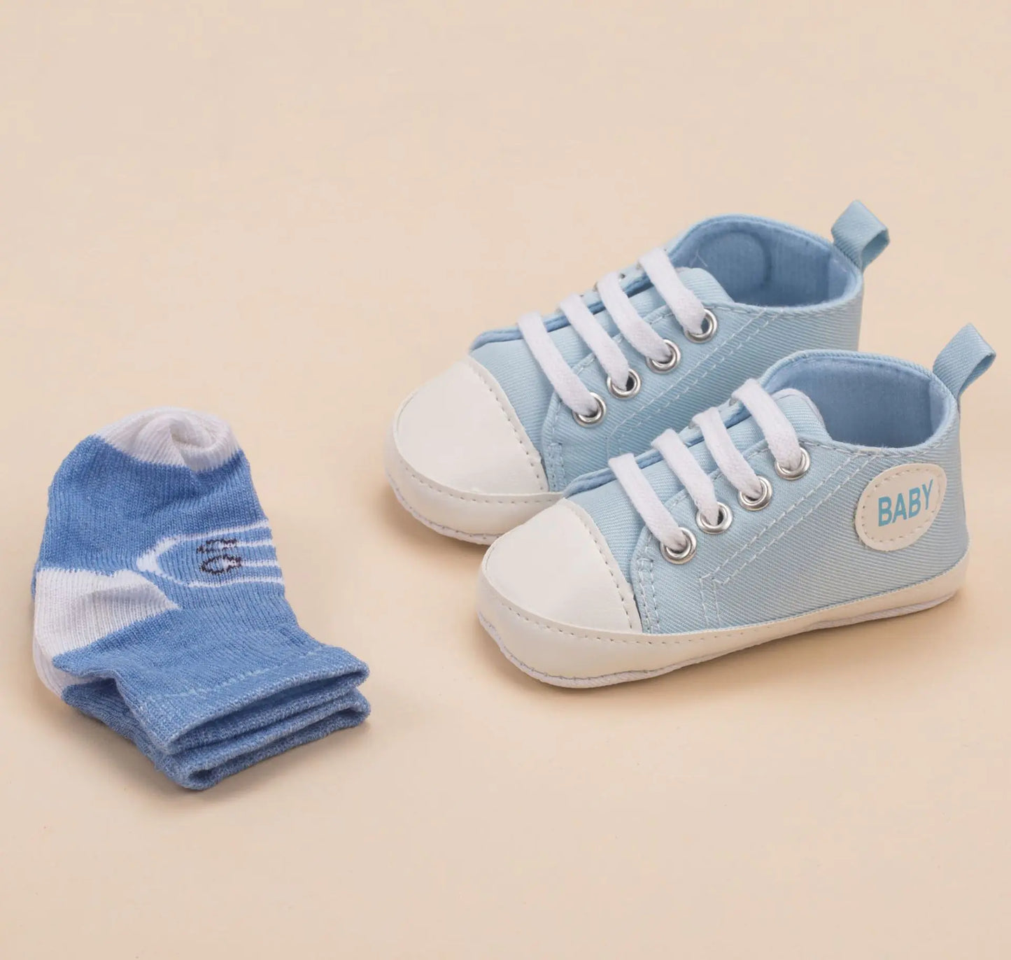Direct Sale Soft Sole Non-Slip Baby Shoes Set