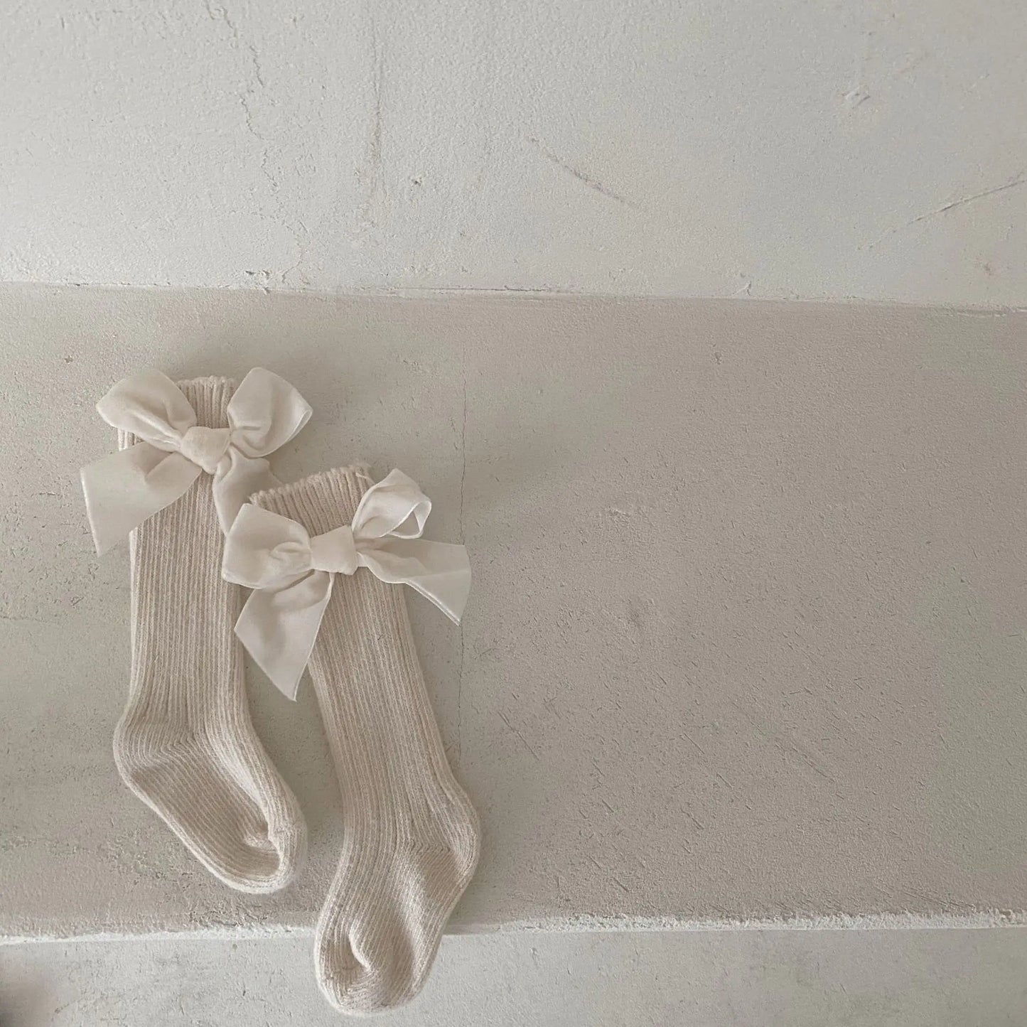 Bowknot Woolen Baby Socks for Infant Comfort
