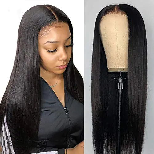 Brazilian Straight Human Hair Front Lace Wig