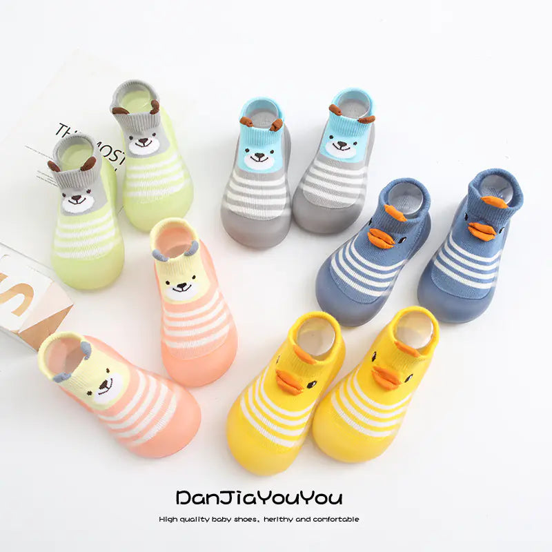 Spring Baby Socks and Cartoon Non-Slip Shoes Wholesale