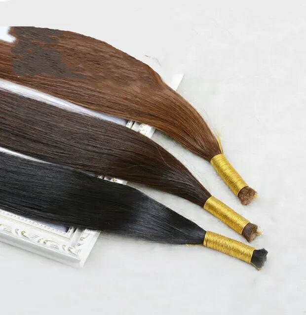 Crystal Hair Extensions with Real Human Hair for Women
