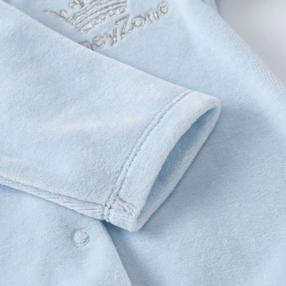 2020 Winter Newborn Velvet Romper Set (3 Pieces)