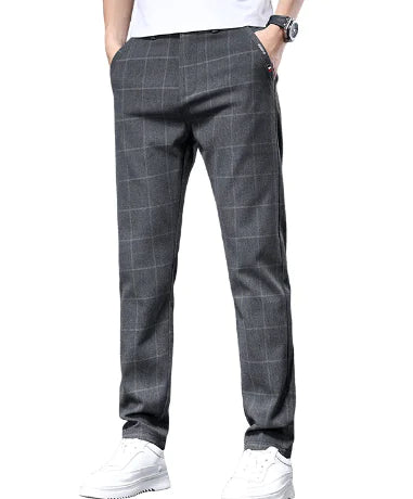 Fiorinni Men's Slim Fit Wrinkle-Resistant Pants