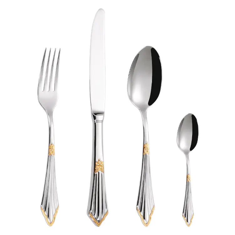 304 Stainless Steel Western Steak Cutlery Set (3 Pieces)