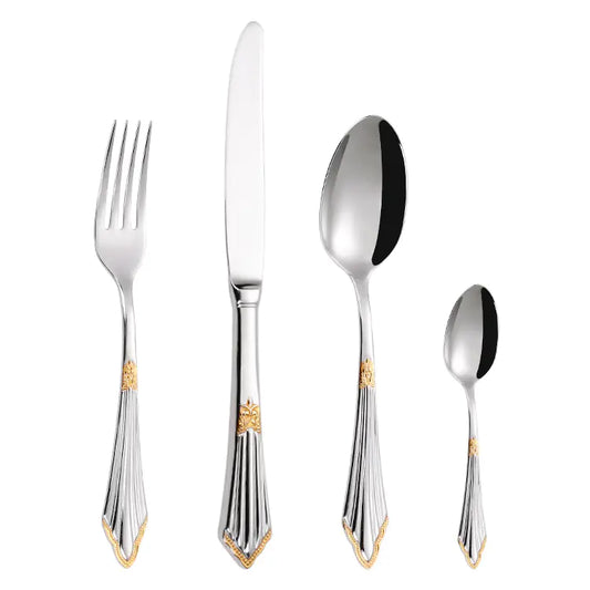 304 Stainless Steel Western Steak Cutlery Set (3 Pieces)