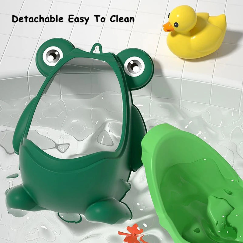 Cute Frog Urinal Trainer with Aiming Target for Kids