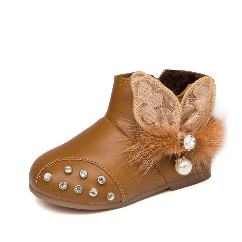 2020 Winter Newborn Leather Baby Shoes for Girls