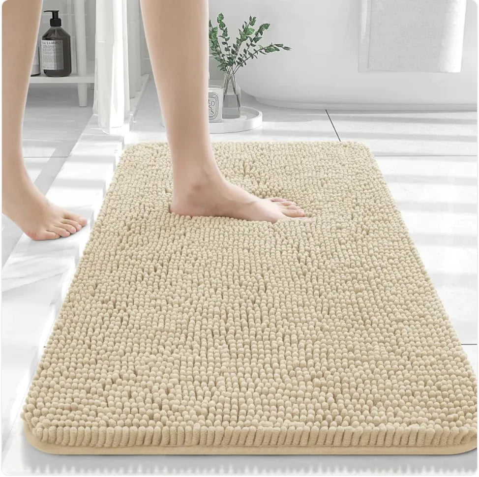 Long Chenille Absorbent Non-Slip Floor Mat