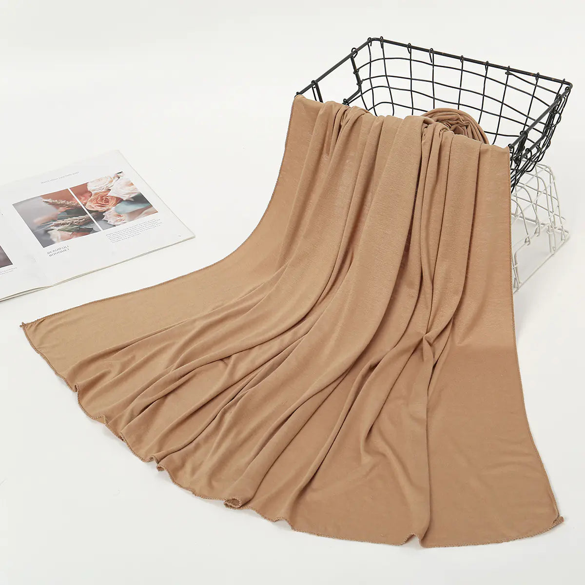 New Women's Solid Color Long Scarf - Breathable & Soft