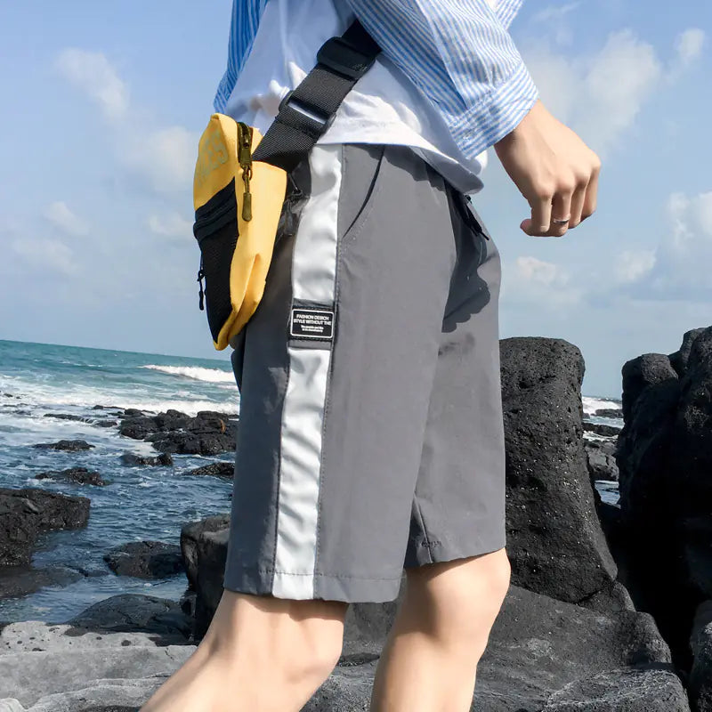 Men's Casual Beach Sports Shorts - Five-Point Style