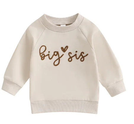 Sister Matching Romper Outfits with Letter Print (0-18M)