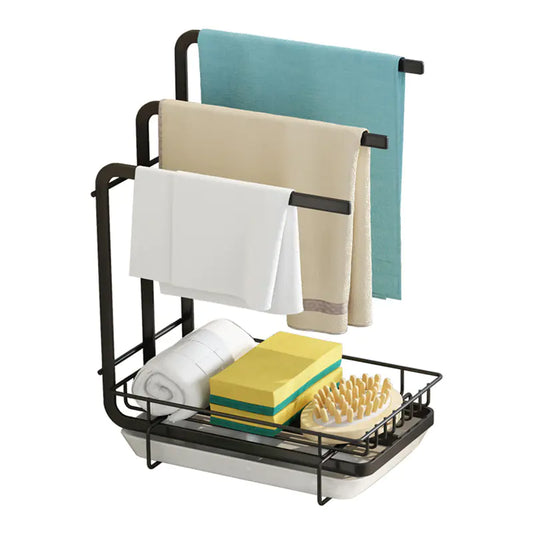 Space-Saving Detachable Kitchen Storage Rack for Towels