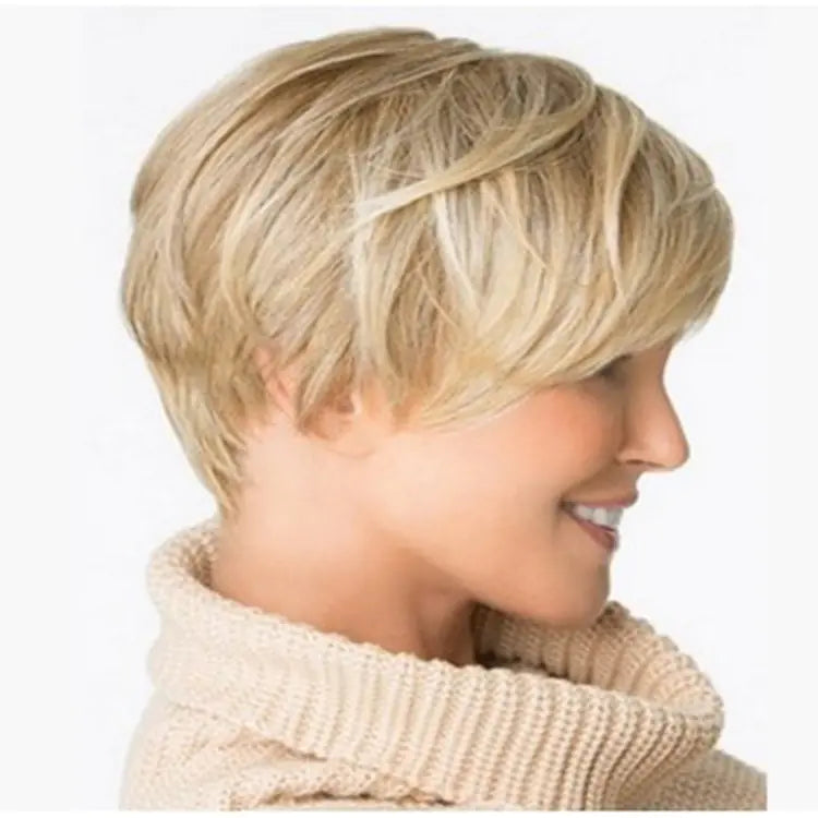 Trendy Short Bob Wig - European Style Hairpiece